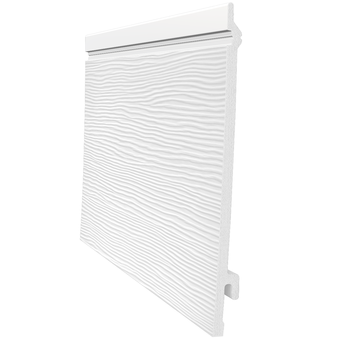 Cladding side-on view