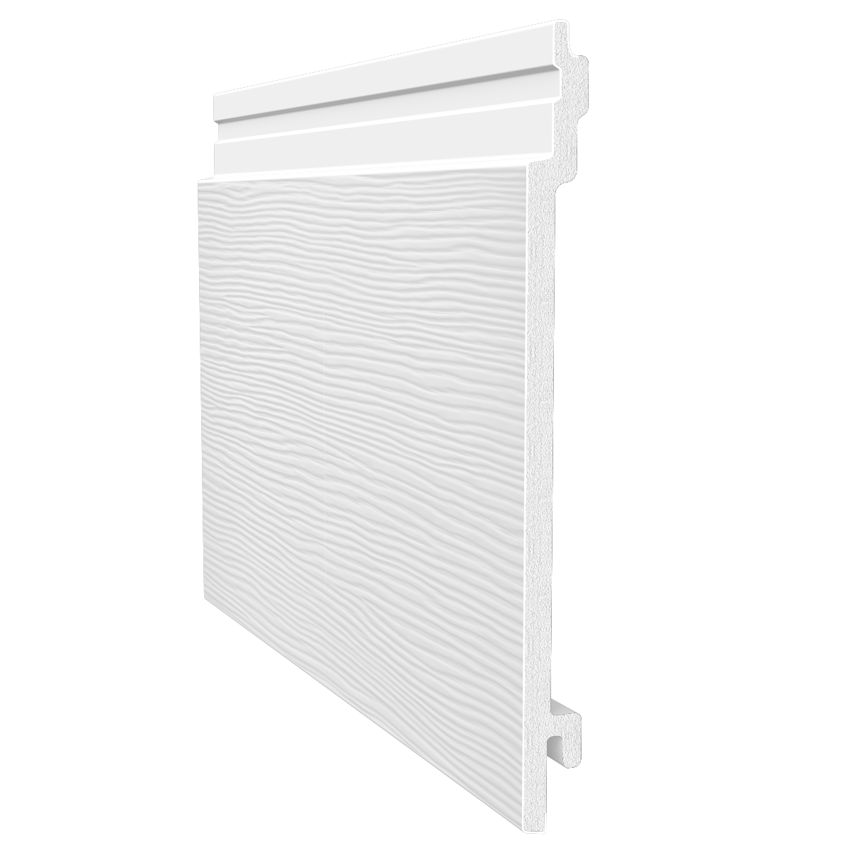 Cladding side-on view