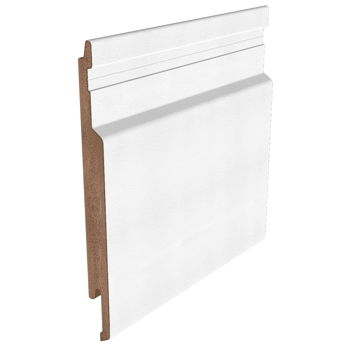 Cladding side-on view